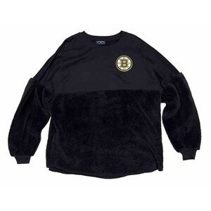 Boston Bruins Hockey NHL Spirit Jersey Shirt Sweater Black Mens X-Large